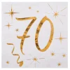 Juego 20 Servilletas Cóctel 70 años