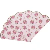 Juego 20 Servilletas Redondas Vintage Floral