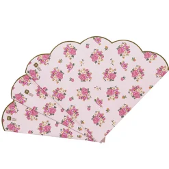 Juego 20 Servilletas Redondas Vintage Floral
