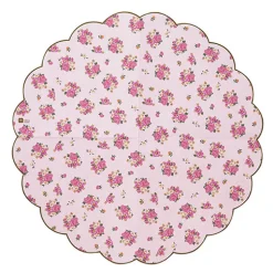 Juego 20 Servilletas Redondas Vintage Floral