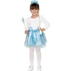 Kit Accesorios Princesa Azul Infantil 4 pcs