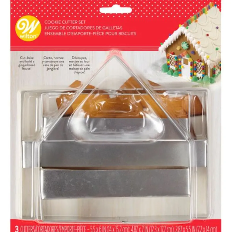 Kit Cortadores Casa de Jengibre 3 ud - Wilton