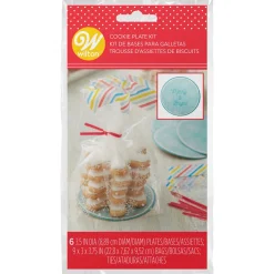 Kit de 6 Bolsas para Galletas Copo de Nieve