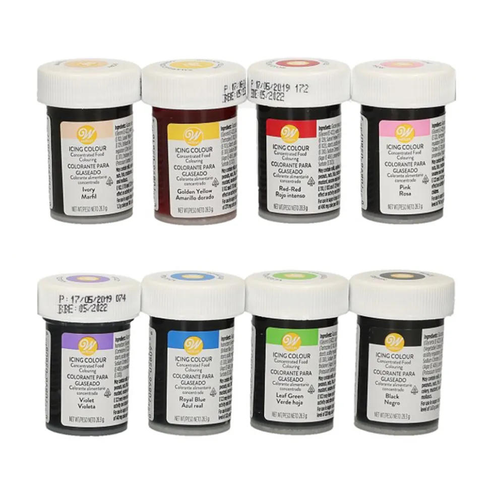 Kit de 8 Colorantes en Gel - Wilton