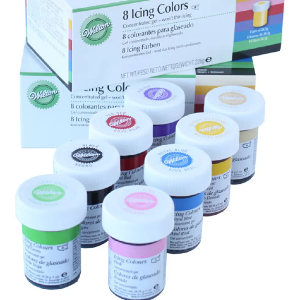Kit de 8 Colorantes en Gel - Wilton
