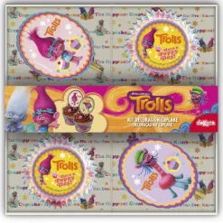 Kit Decoración de Cupcakes Trolls
