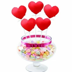 Kit decorativo para piruletas San Valentín