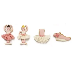 Kit de 4 cortadores bailarina