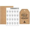 Kit de 20 Etiquetas de Madera Comunión Blanco