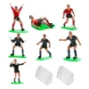 Kit Fútbol Rojo y Azul para Decorar Tartas