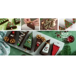 Kit para Decoración Brownies Navidad - Dr. Oetker