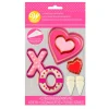Kit para Decoración de Galletas San Valentín 12 ud