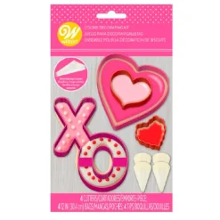 Kit para Decoración de Galletas San Valentín 12 ud