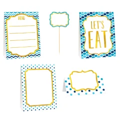 Kit para Decoración Mesas Dulces Azul
