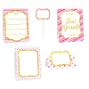 Kit para Decoración Mesas Dulces Rosa