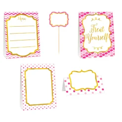 Kit para Decoración Mesas Dulces Rosa