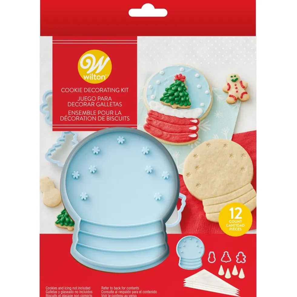 Kit para Decorar Galletas Globo de Nieve