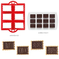 Kit para Galletas de Chocolate Navideñas