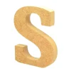 Letra de madera S 12cm