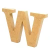 Letra de madera W 12cm