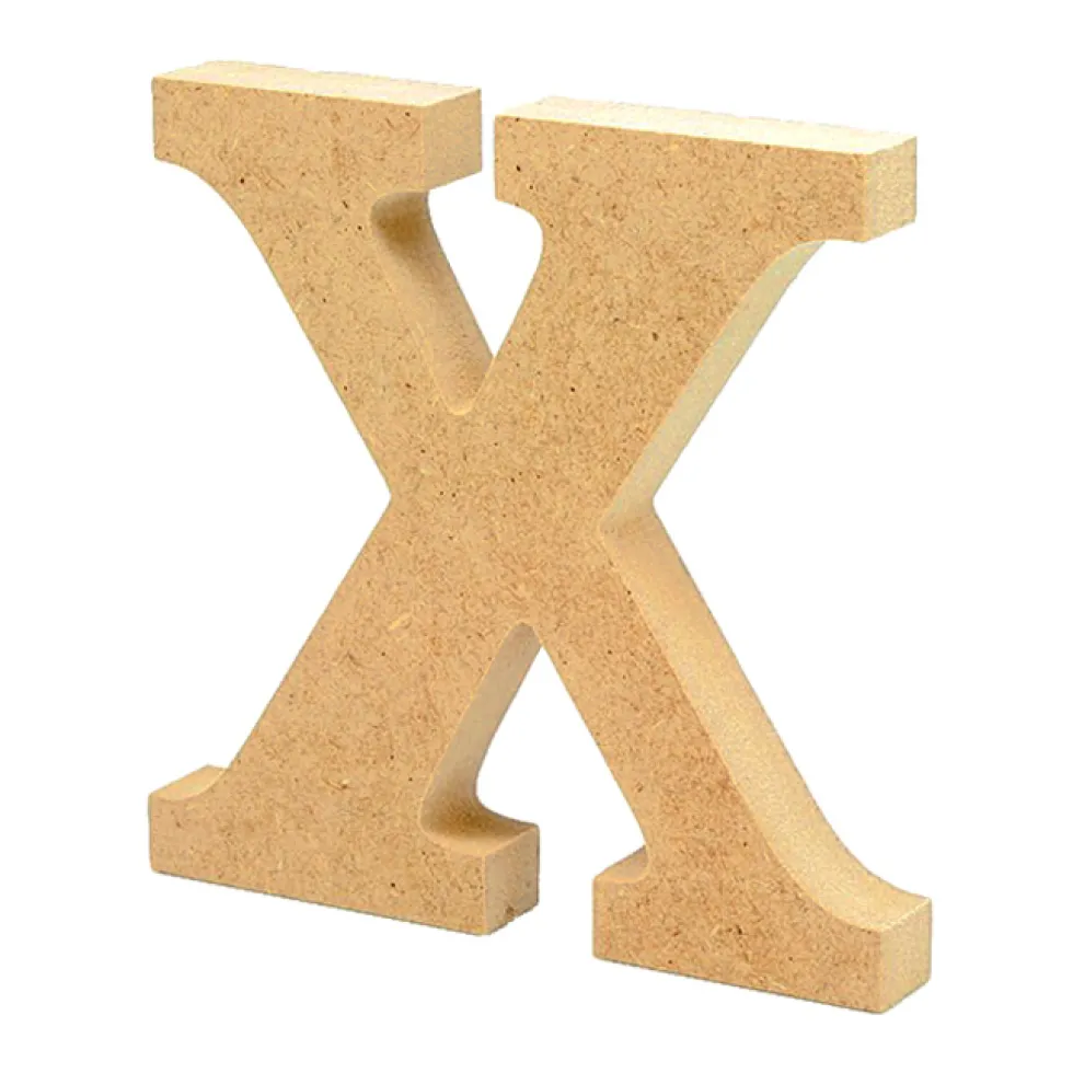 Letra de madera X 12cm