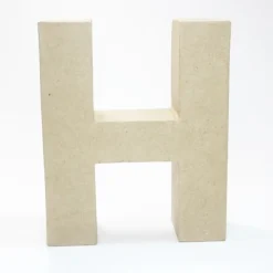 Letra H de Cartón 17cm