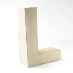 Letra L de Cartón 17cm