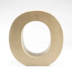 Letra O de Cartón 17cm