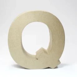 Letra Q de Cartón 17cm