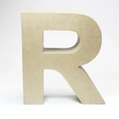 Letra R de Cartón 17cm