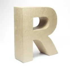 Letra R de Cartón 17cm