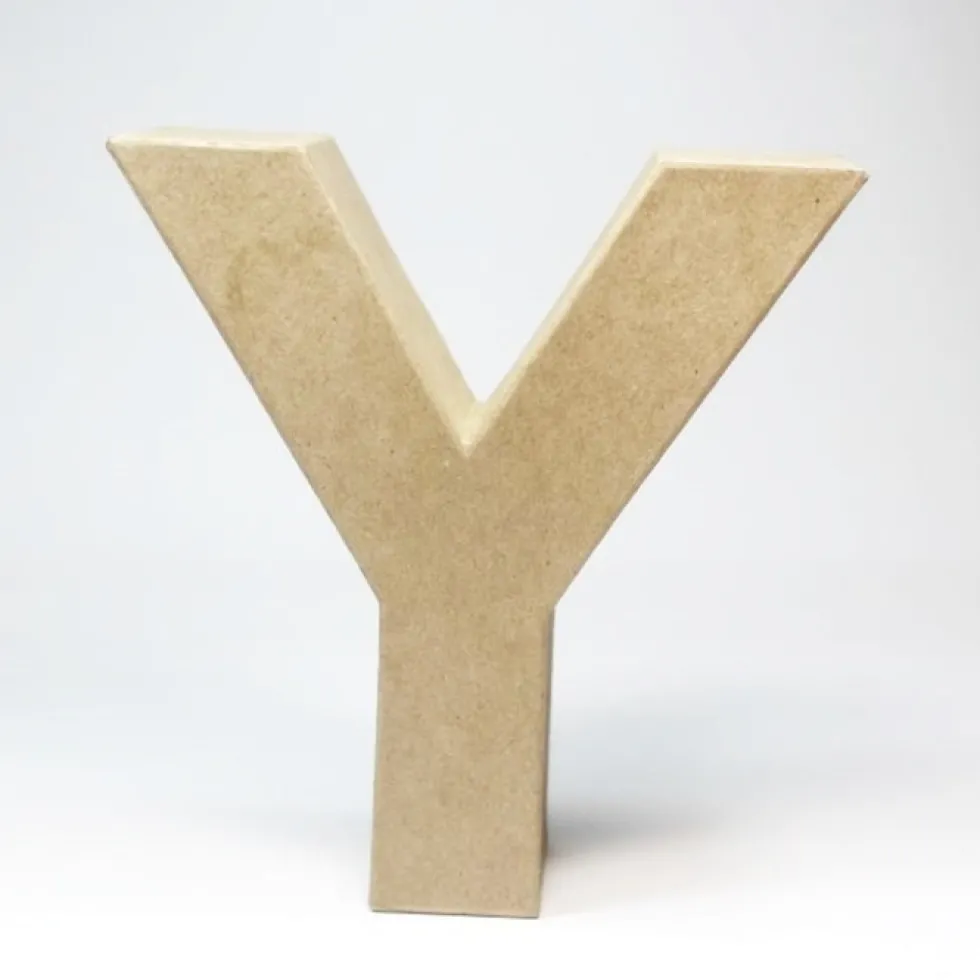 Letra Y de Cartón 17cm