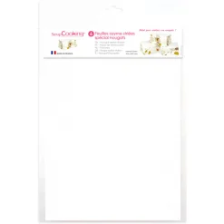 Láminas Papel de Oblea Especial Turrón 6 ud - Scrapcooking