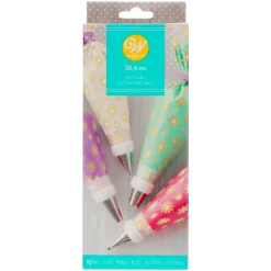 Mangas Pasteleras Desechables Flores 30 cm - 10 ud - Wilton