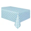 Mantel Azul con Lunares Blancos