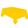 Mantel de Plástico Amarillo Neón