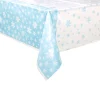 Mantel de Plástico Azul Snowflake