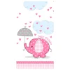 Mantel de plástico Elefante Rosa