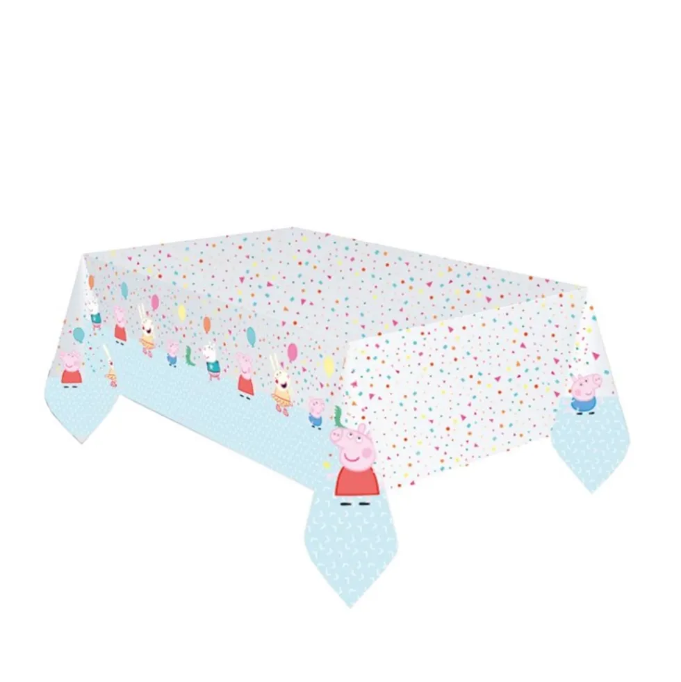 Mantel de Plástico Peppa Pig Cumpleaños