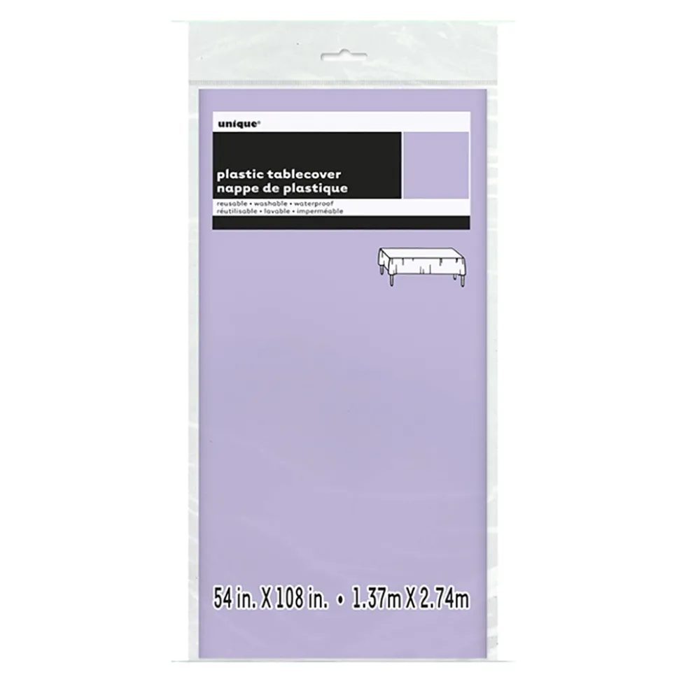 Mantel de Plástico Rectangular Lavanda