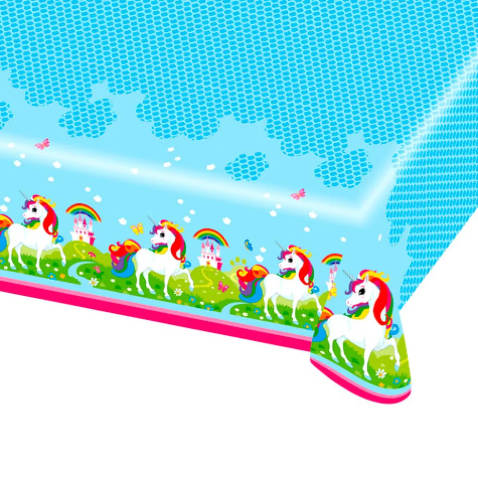 Mantel de plástico Unicornio