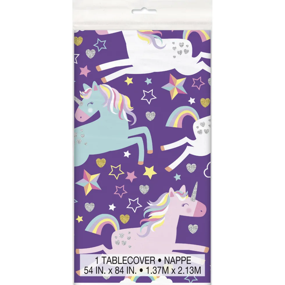 Mantel de Plástico Unicornios