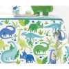 Mantel Rectangular Dinosaurio Azul y Verde