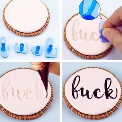 Marcadores de Letras Minúsculas para Galletas