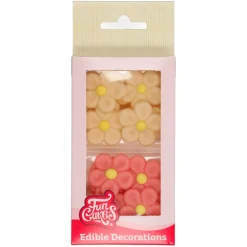 Margaritas de Mazapán Rosa y Blanco 12 ud