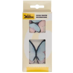 Mariposas Comestibles de Oblea Colores Pastel 8 ud - Wilton