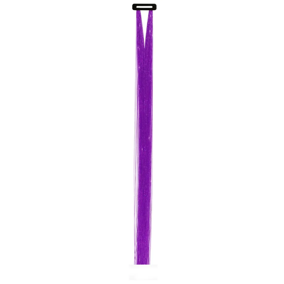Mechones Púrpuras Brillantes 50 cm – Pack 3 uds