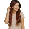 Mechones Rojos Brillantes 50 cm – Pack 3 uds