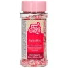 Mini Corazones Rosas, Blancos y Rojos de Azúcar 60 gr - FunCakes
