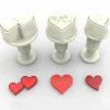 Mini Cortadores con Expulsor Corazón 3 ud